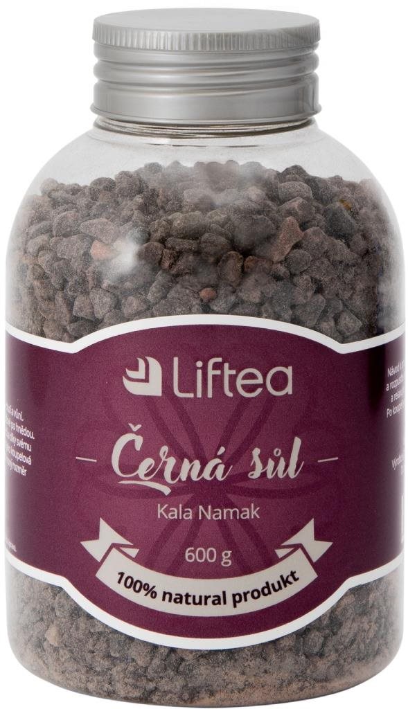 LIFTEA Soľ Čierna Kala Namak 600 g Soľ do kúpeľa