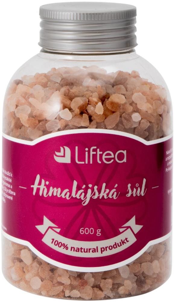 LIFTEA Soľ Himalájzká 600 g Soľ do kúpeľa