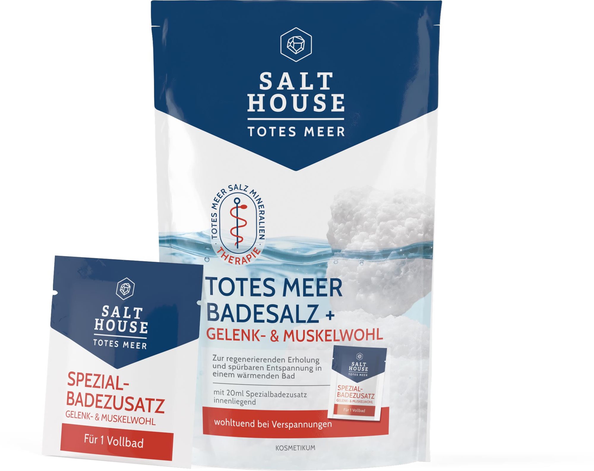 SALT HOUSE ízületi fájdalom ellen 400 g + 20 ml Fürdősó