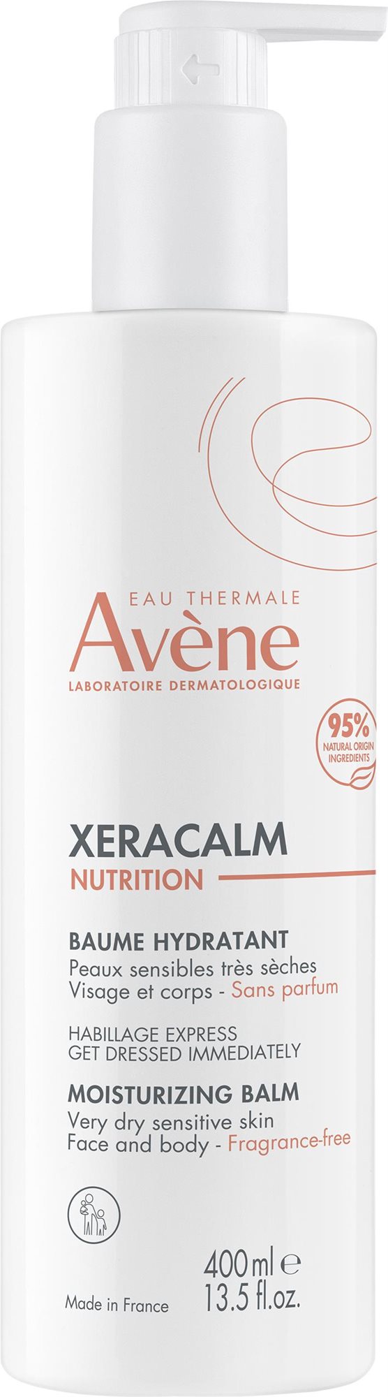 AVENE XeraCalm Nutrition Hydratačný balzam 400 ml Balzam