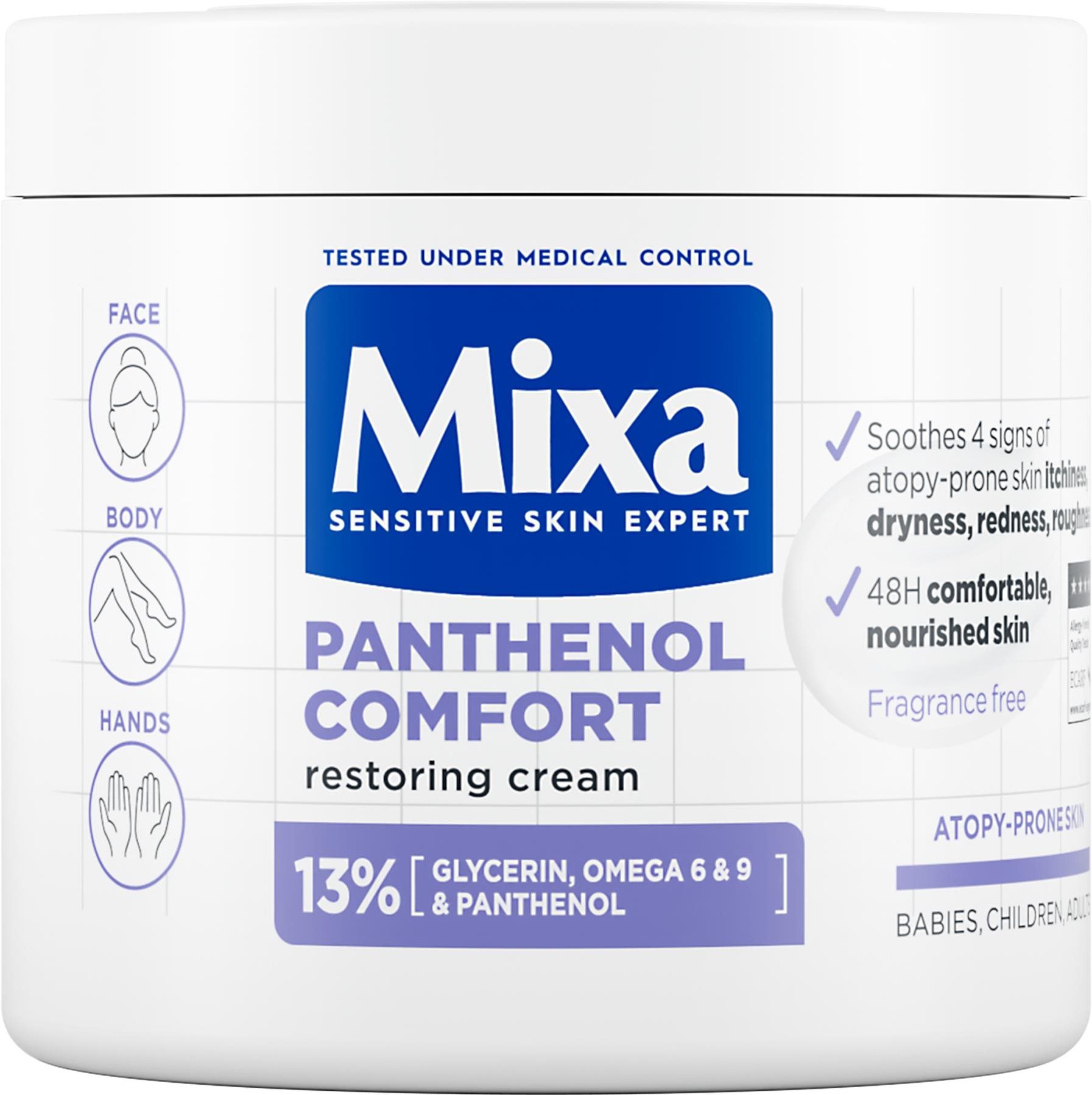 MIXA Panthenol Comfort 400 ml Telový krém
