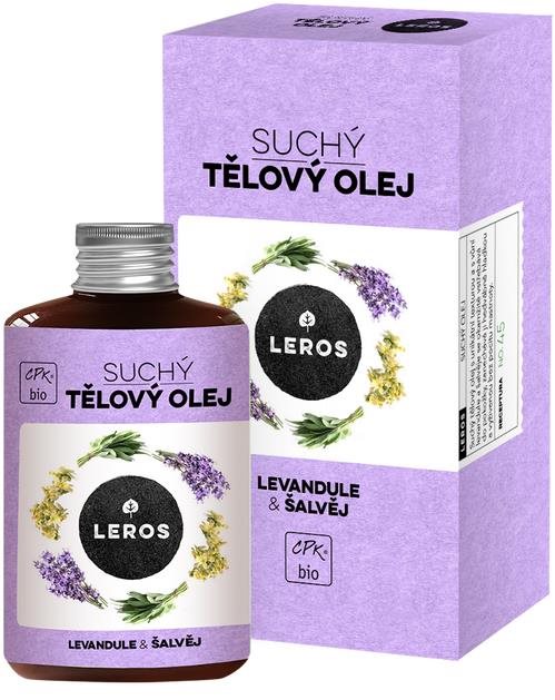 LEROS Levendula és zsálya - száraz, 100ml Masszázsolaj