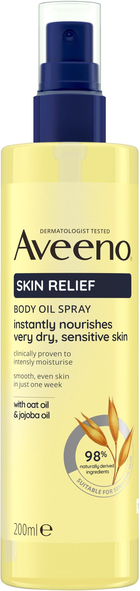 AVEENO Skin Relief Body Oil Spray 200ml Masszázsolaj