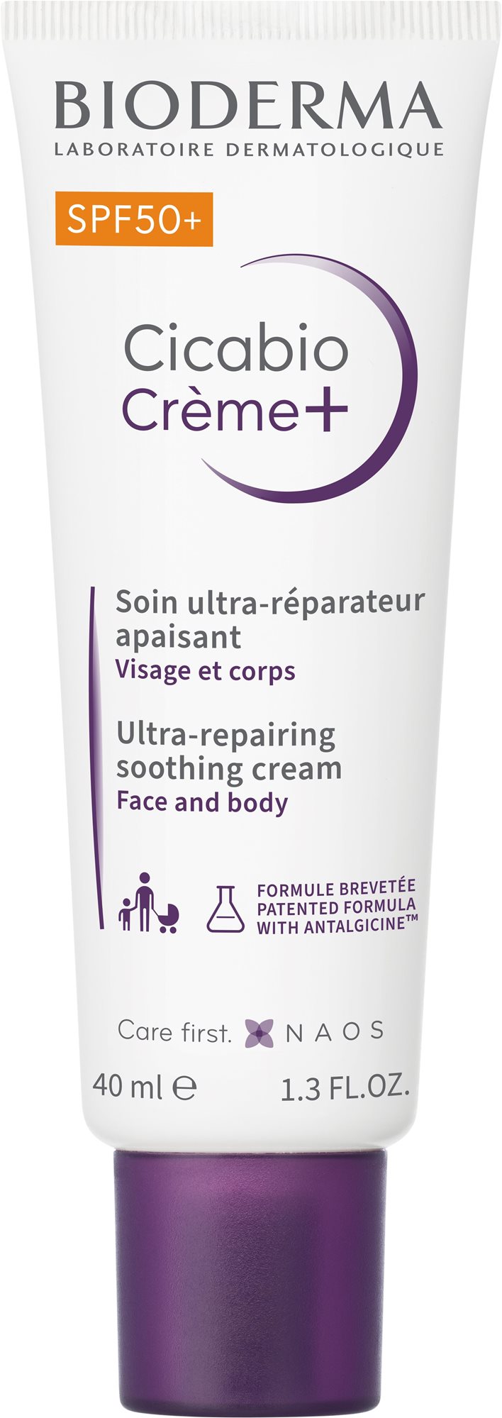 BIODERMA Cicabio SPF 50+ 40 ml krém Testápoló krém