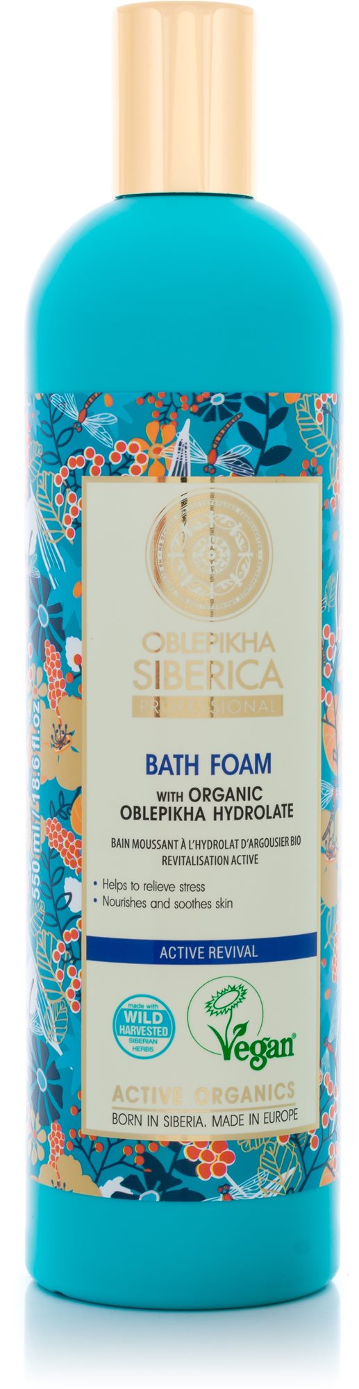 NATURA SIBERICA Oblepikha Bath Foam Active Revival 550 ml Pena do...