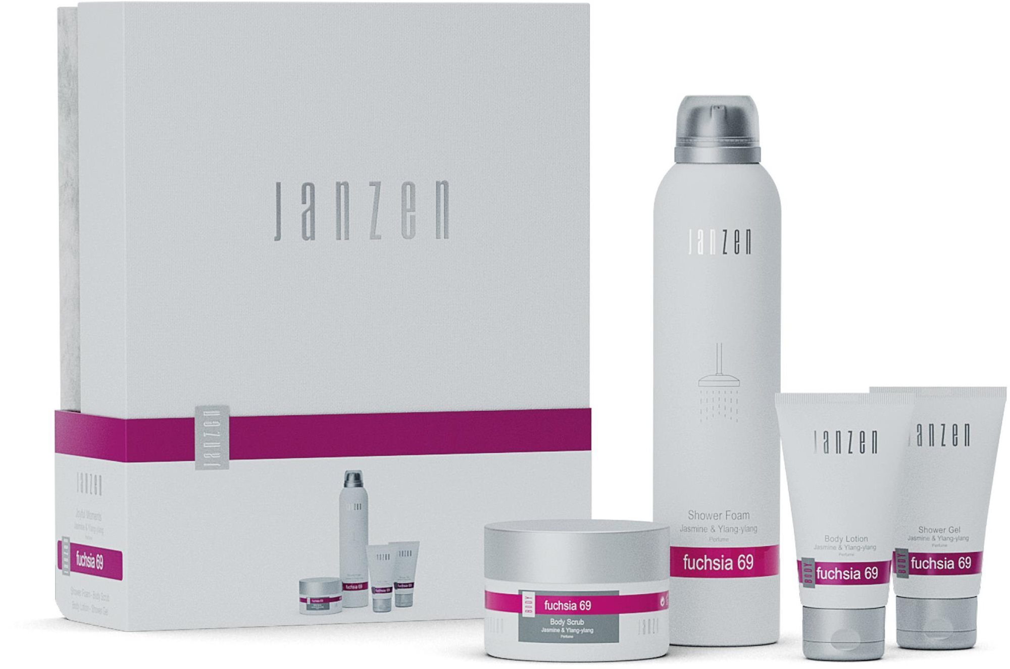 JANZEN Joyful Moments Fuchsia 330ml Kozmetikai ajándékcsomag