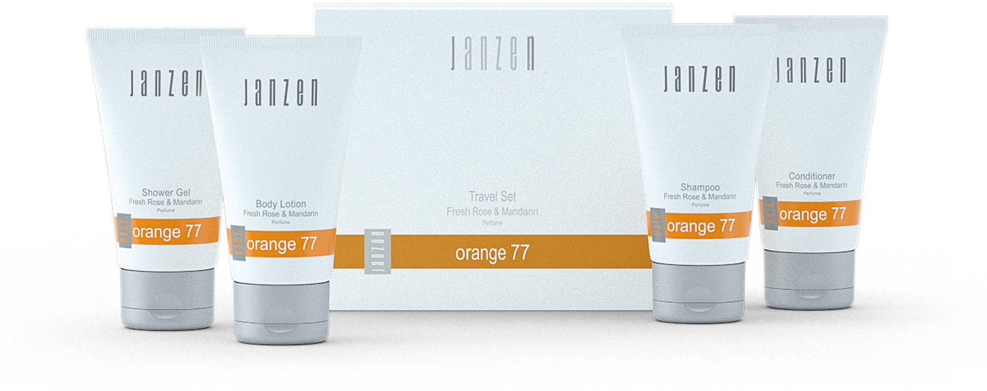 JANZEN Orange 160ml - utazó Kozmetikai szett