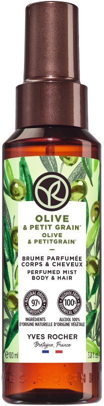 YVES ROCHER Oliva & petit grain parfümös spray testre és hajra, 100...