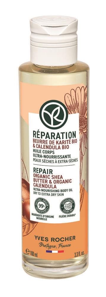 YVES ROCHER regeneráló testápoló olaj, 100 ml Masszázsolaj