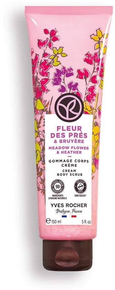 YVES ROCHER Krémový telový peeling Lúčne kvety & vres 150 ml...