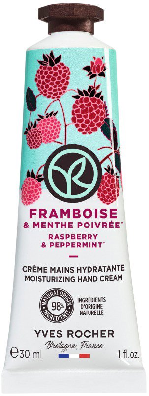 YVES ROCHER Málna & menta, 30 ml Kézkrém