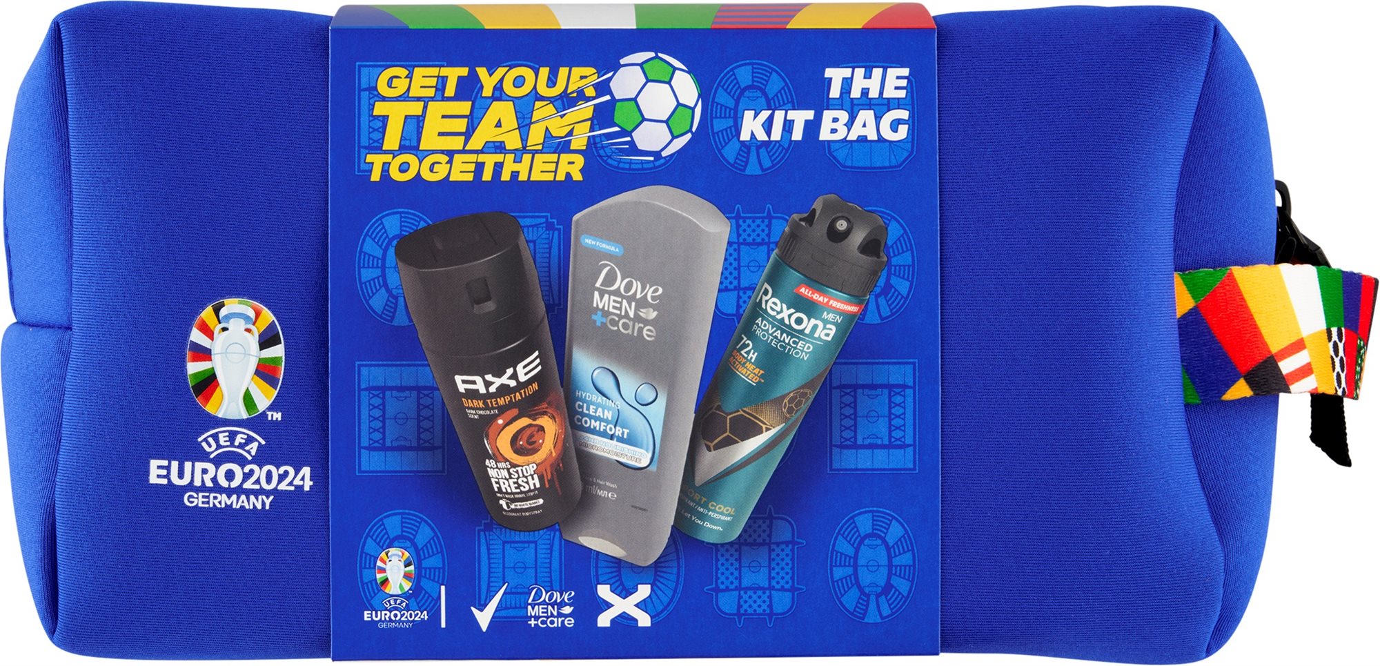EURO 2024 Pánská kozmetická taška Súprava 550 ml Pánska kozmetická...