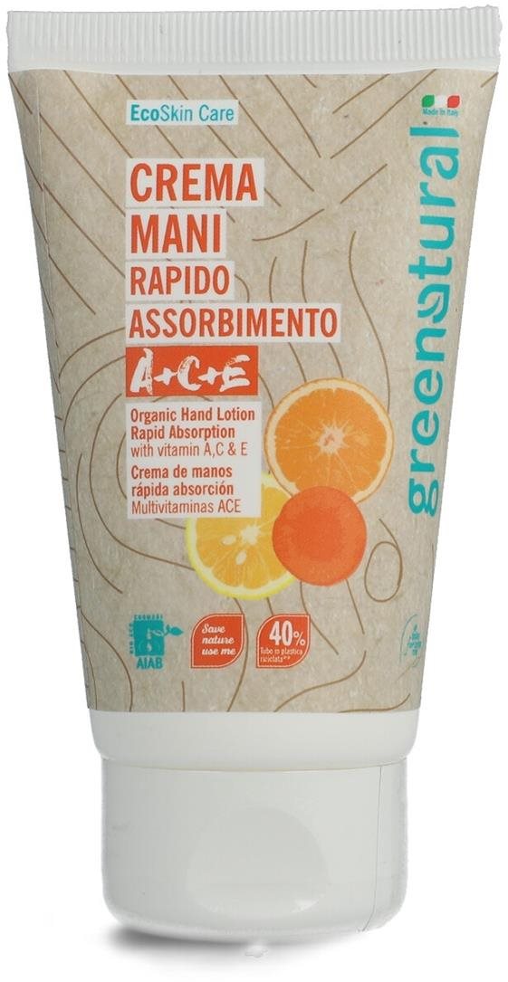 GREENATURAL Povzbuzující s vitamíny ACE Bio 75 ml Krém na ruce