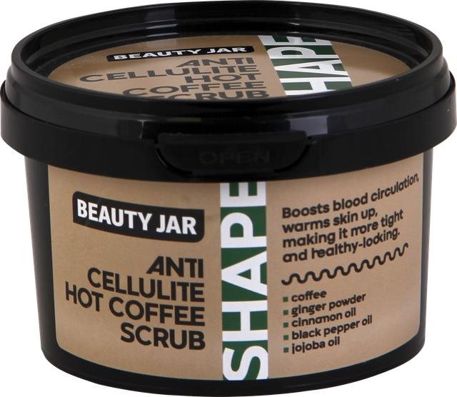 BEAUTY JAR Anti-cellulite hot coffee scrub 250 ml Testradír