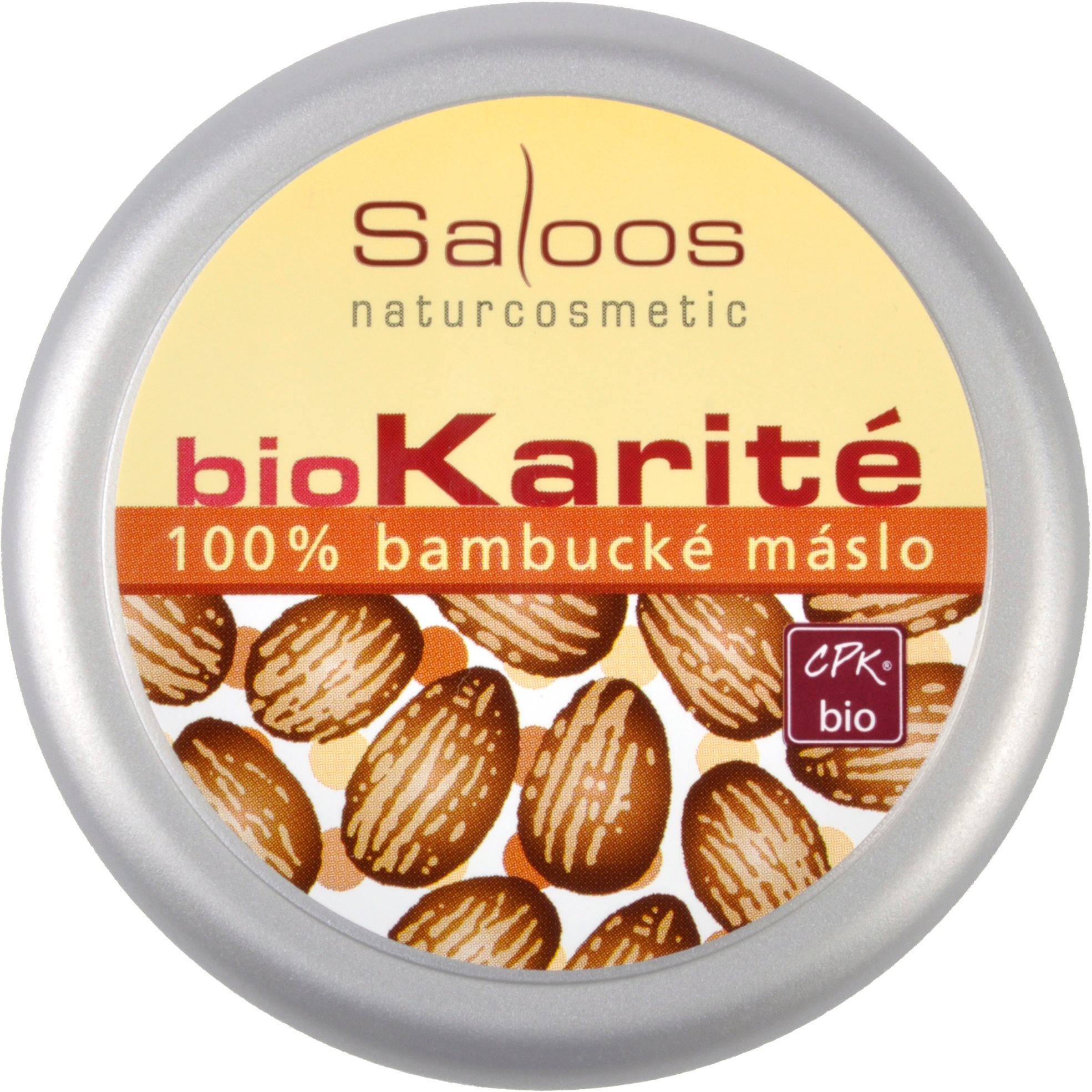 SALOOS Bio karité Bambucké maslo 50 ml Telový krém
