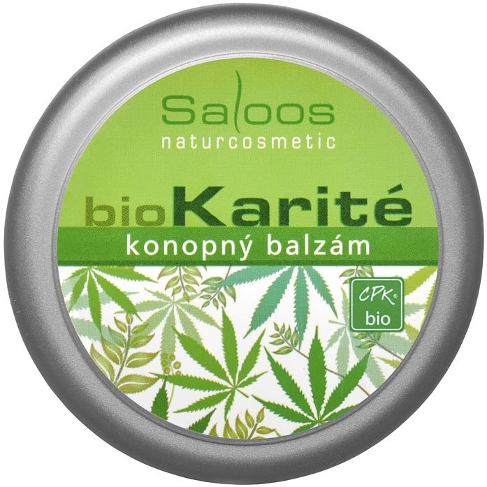 SALOOS Bio karité Konopný balzam 50 ml Telový krém