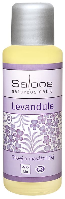 SALOOS Bio Telový a masážny olej Levanduľa 50 ml Masážny olej