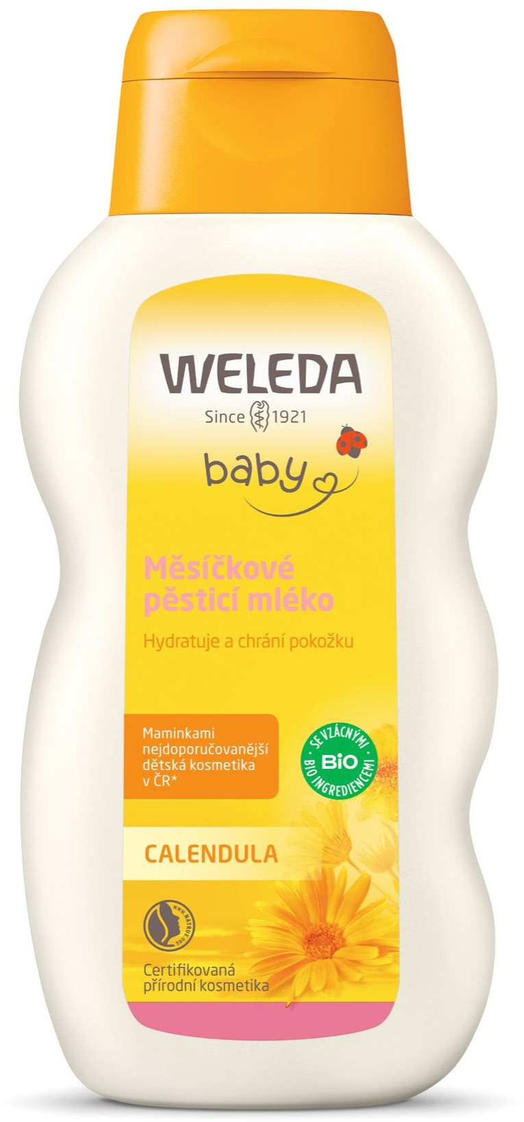 WELEDA Nechtíkové ošetrujúce mlieko 200 ml Detský telový krém