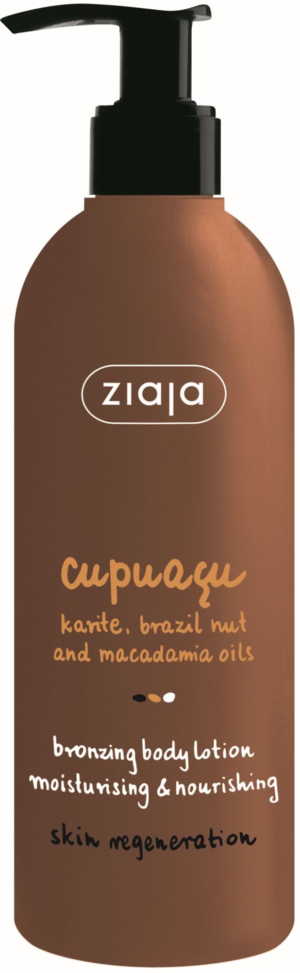 ZIAJA Cupuacu Telové mlieko 300 ml Samoopaľovacie mlieko