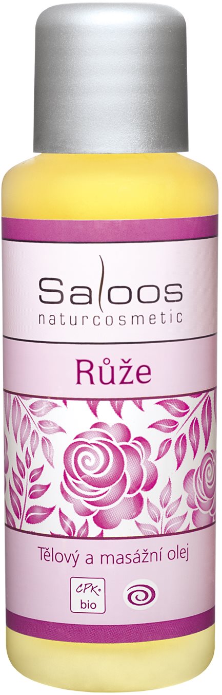 SALOOS Bio Telový a masážny olej Ruža 50 ml Masážny olej