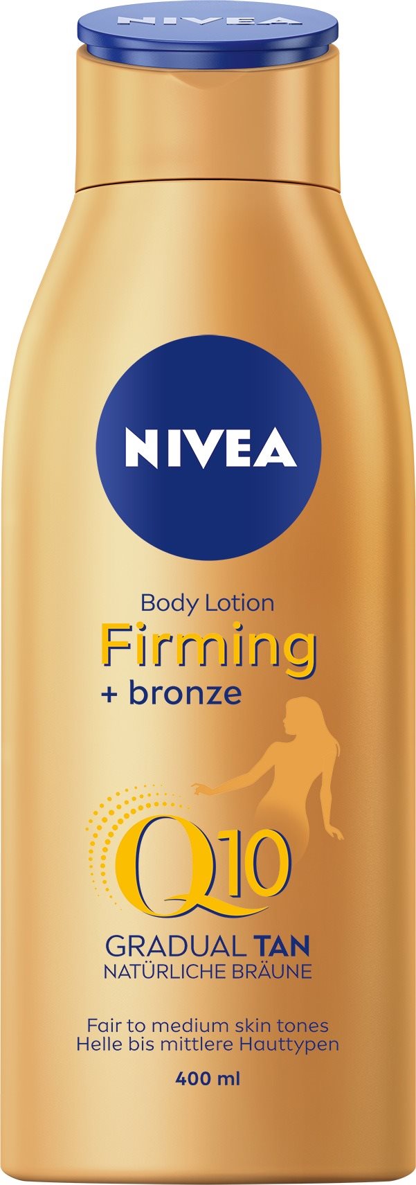 NIVEA Firming + Bronze Q10 Body Lotion 400 ml Telové mlieko