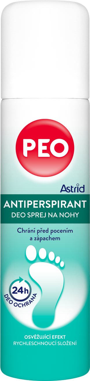 ASTRID PEO Antiperspirant deo sprej na nohy 150 ml Sprej na nohy