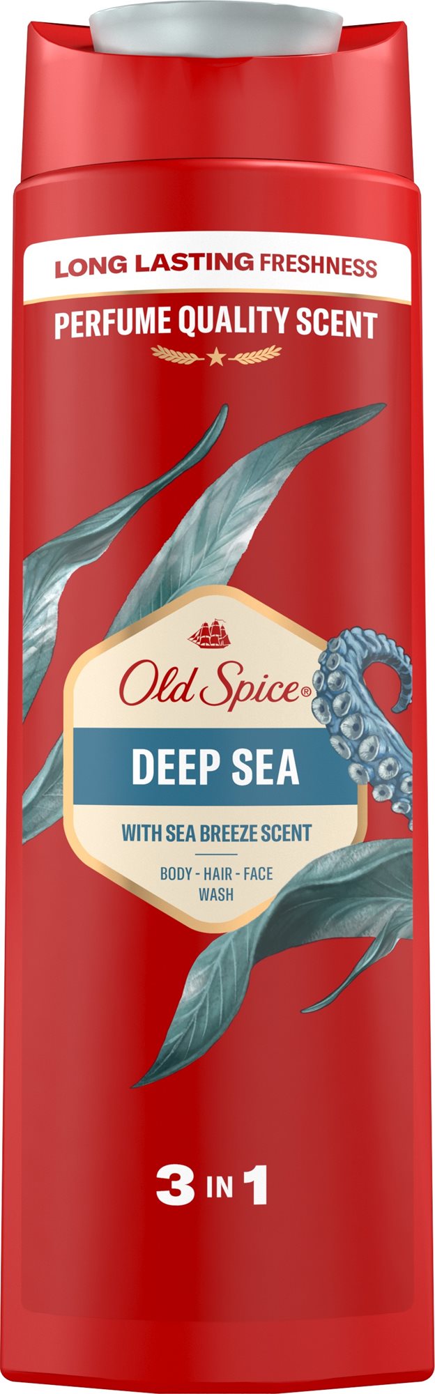 Old spice Deep Sea Sprchový gél a šampón 3v1 400ml Sprchový gél