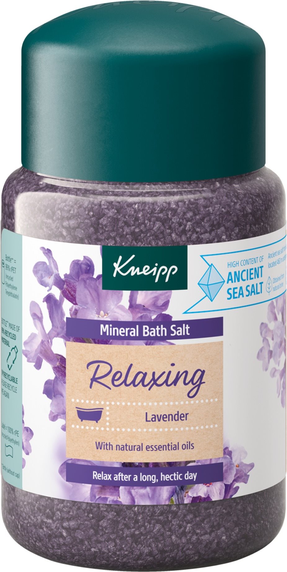 KNEIPP Soľ do kúpeľa Levanduľové snívanie 500 g Soľ do kúpeľa