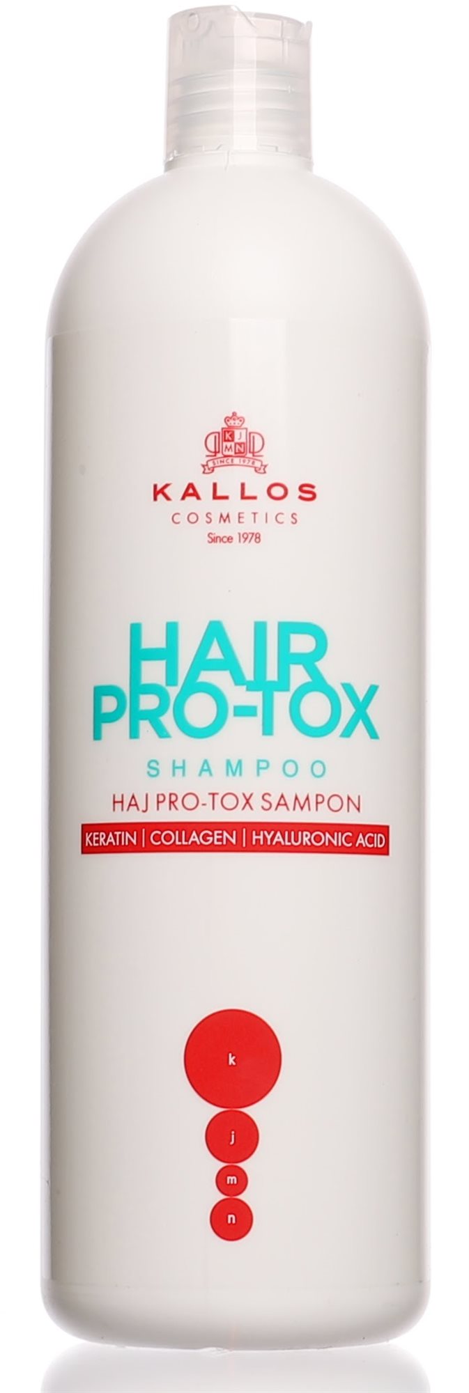 KALLOS Hair Pro-Tox Shampoo 1000 ml Šampón