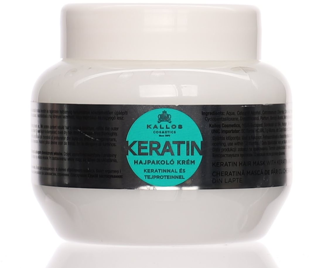 KALLOS Keratin Hair Mask 275 ml Maska na vlasy