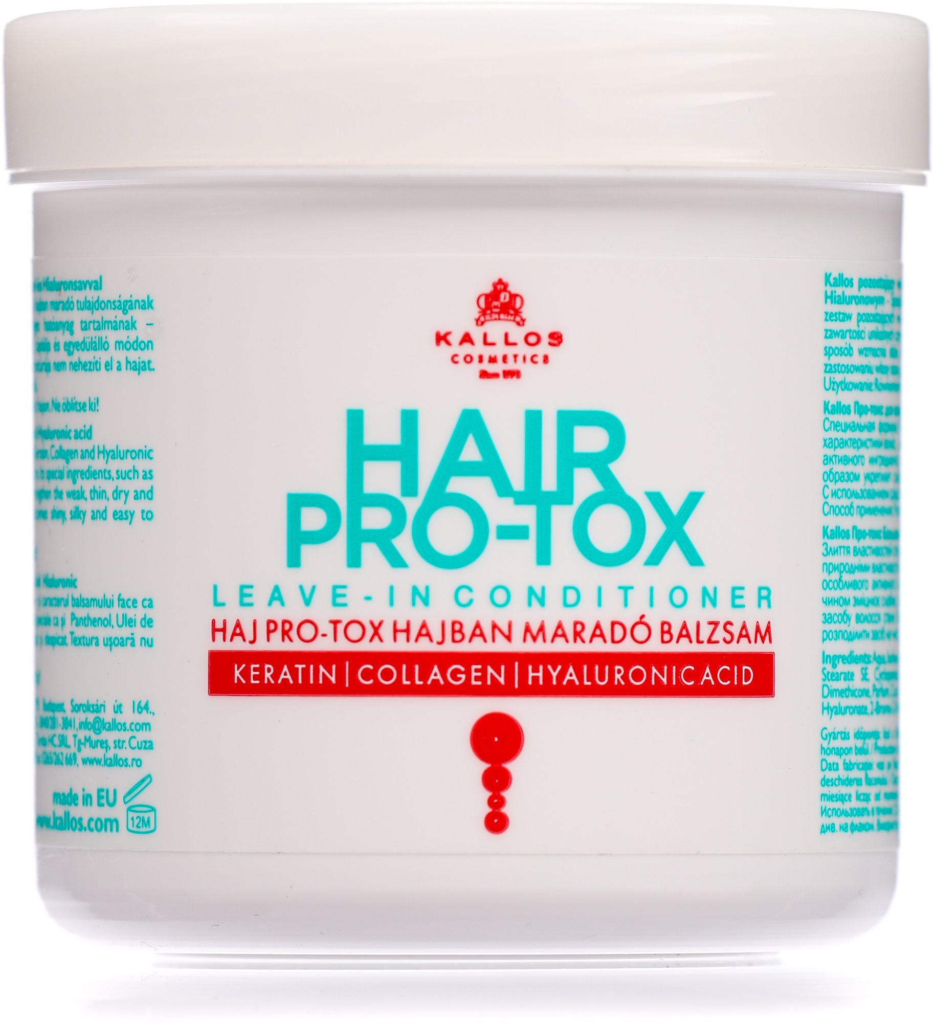 KALLOS Hair Botox Leave-In Conditioner 250ml Kondicionér