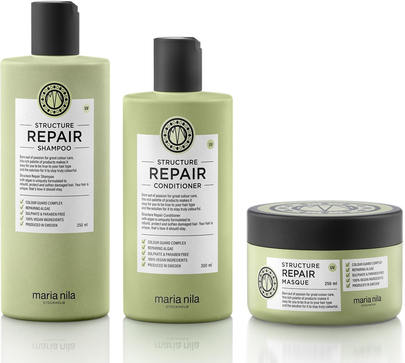 MARIA NILA Structure Repair Set 900 ml Hajápoló szett