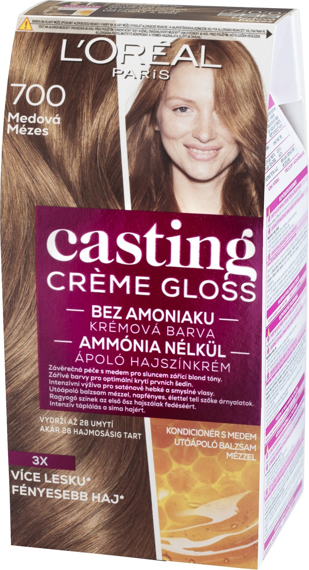 ĽORÉAL CASTING Creme Gloss 700 Medová 180 ml Farba na vlasy
