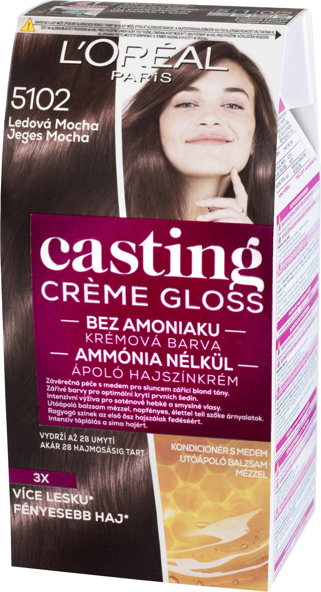 ĽORÉAL CASTING Creme Gloss 510 Ľadová mocha 180 ml Farba na vlasy