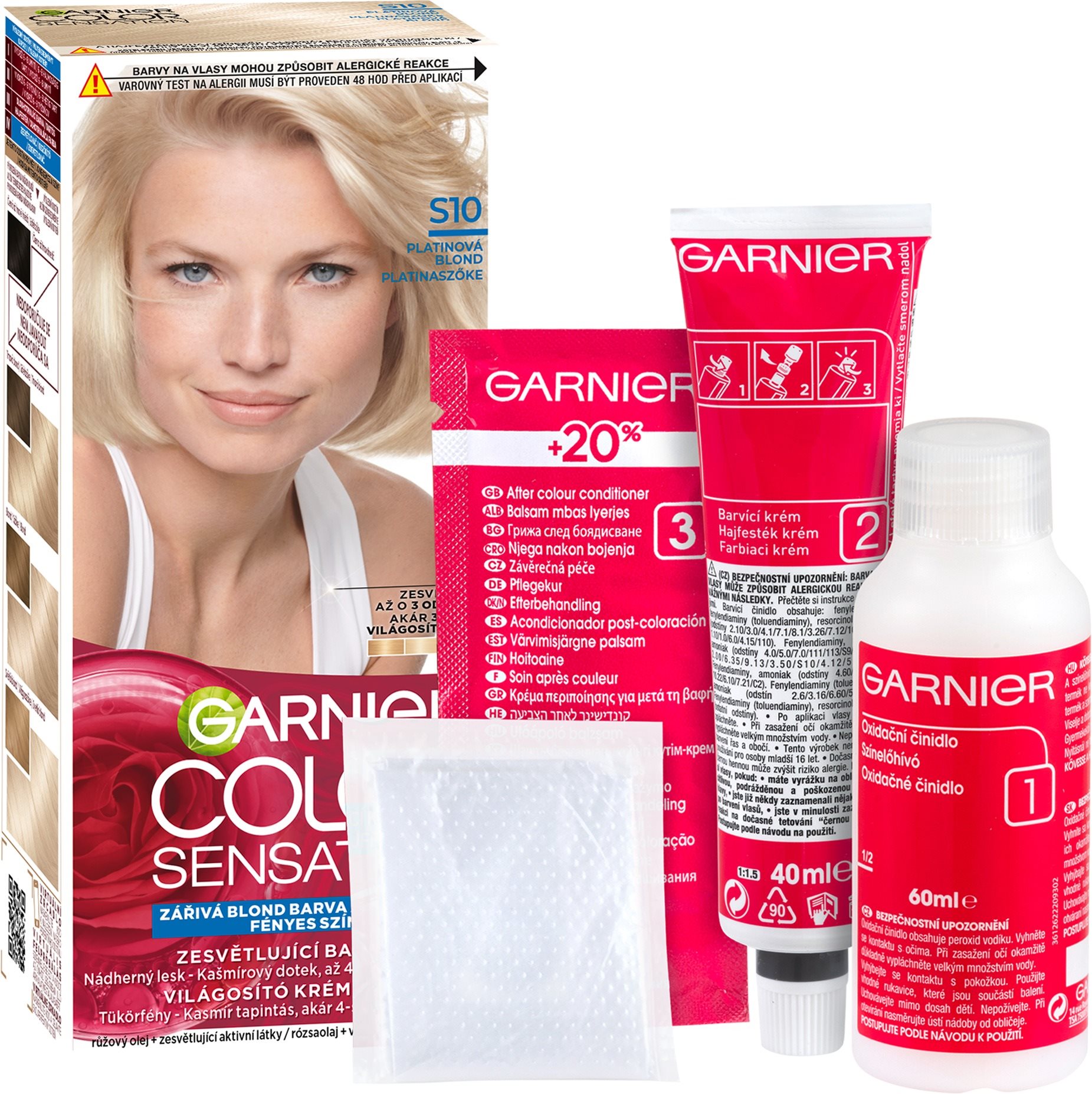 GARNIER Color Sensation S10 Platinová blond 110 ml Zosvetľovač vlasov