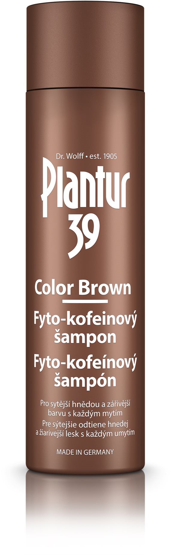 PLANTUR39 Fyto-kofein Shampoo Color Brown 250 ml Šampón