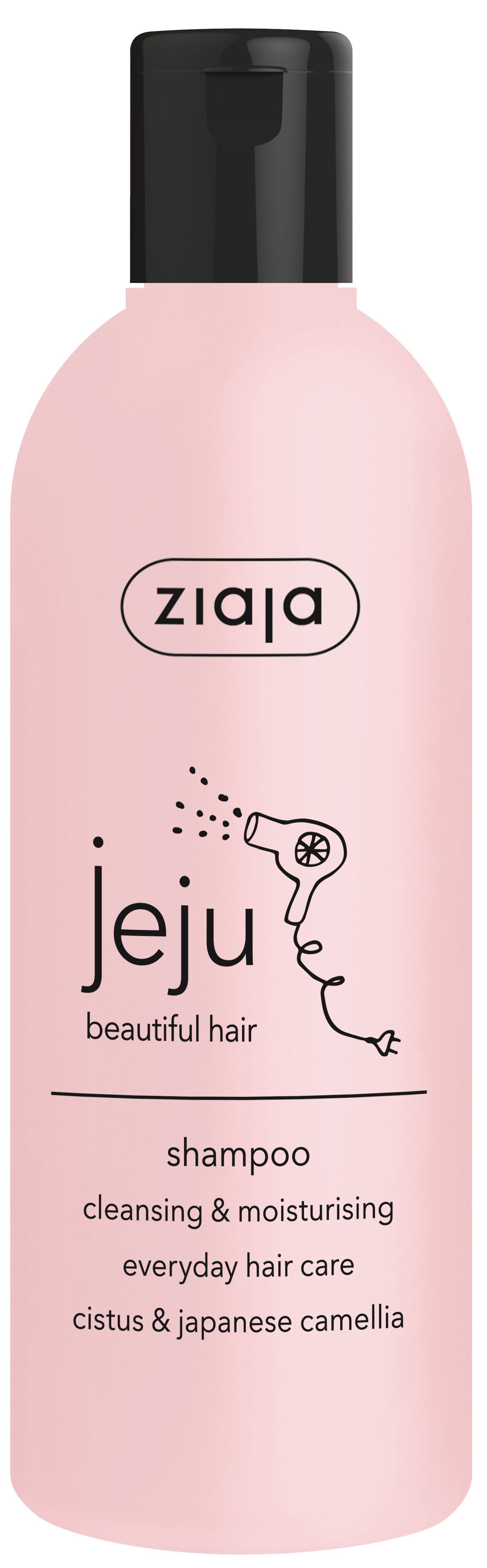 ZIAJA Jeju Čistiaci & hydratačný šampón na vlasy 300 ml Šampón