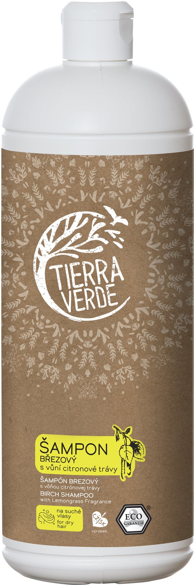 TIERRA VERDE Šampón Brezový s vôňou citrónovej trávy 1000 ml...