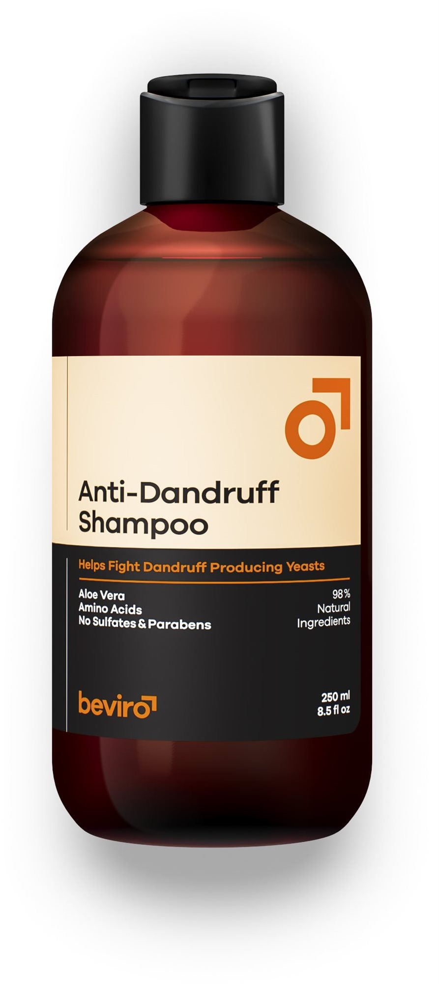 BEVIRO Anti-Dandruff Shampoo 250 ml Pánsky šampón