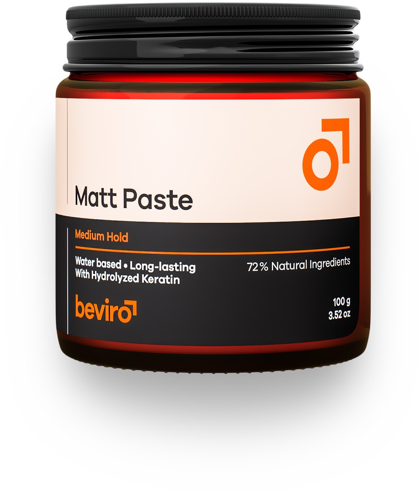 BEVIRO Matt Paste Medium Hold 100 ml Pasta na vlasy