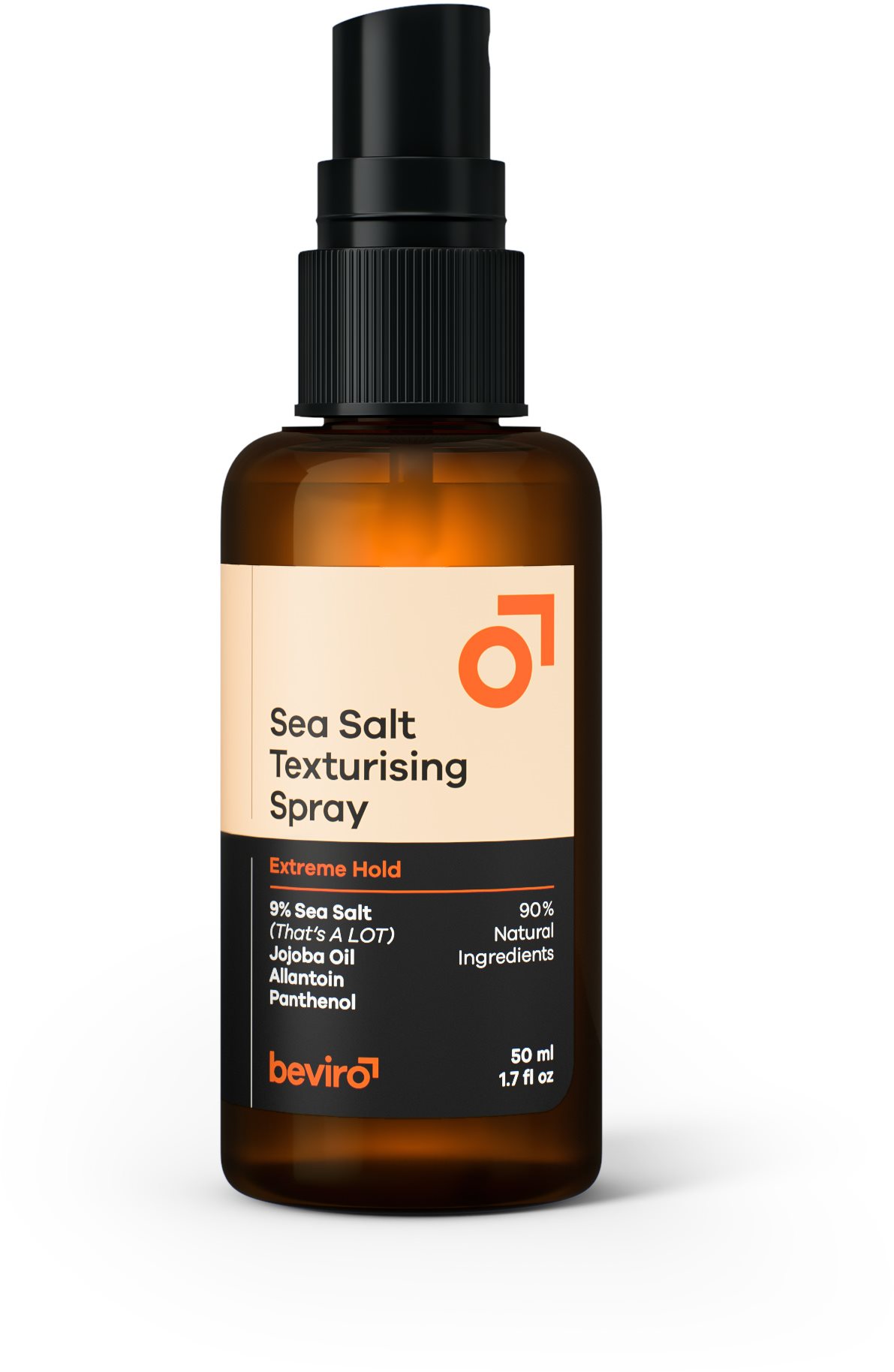 BEVIRO Sea Salt Texturising Spray Extreme Hold 50 ml Sprej na vlasy