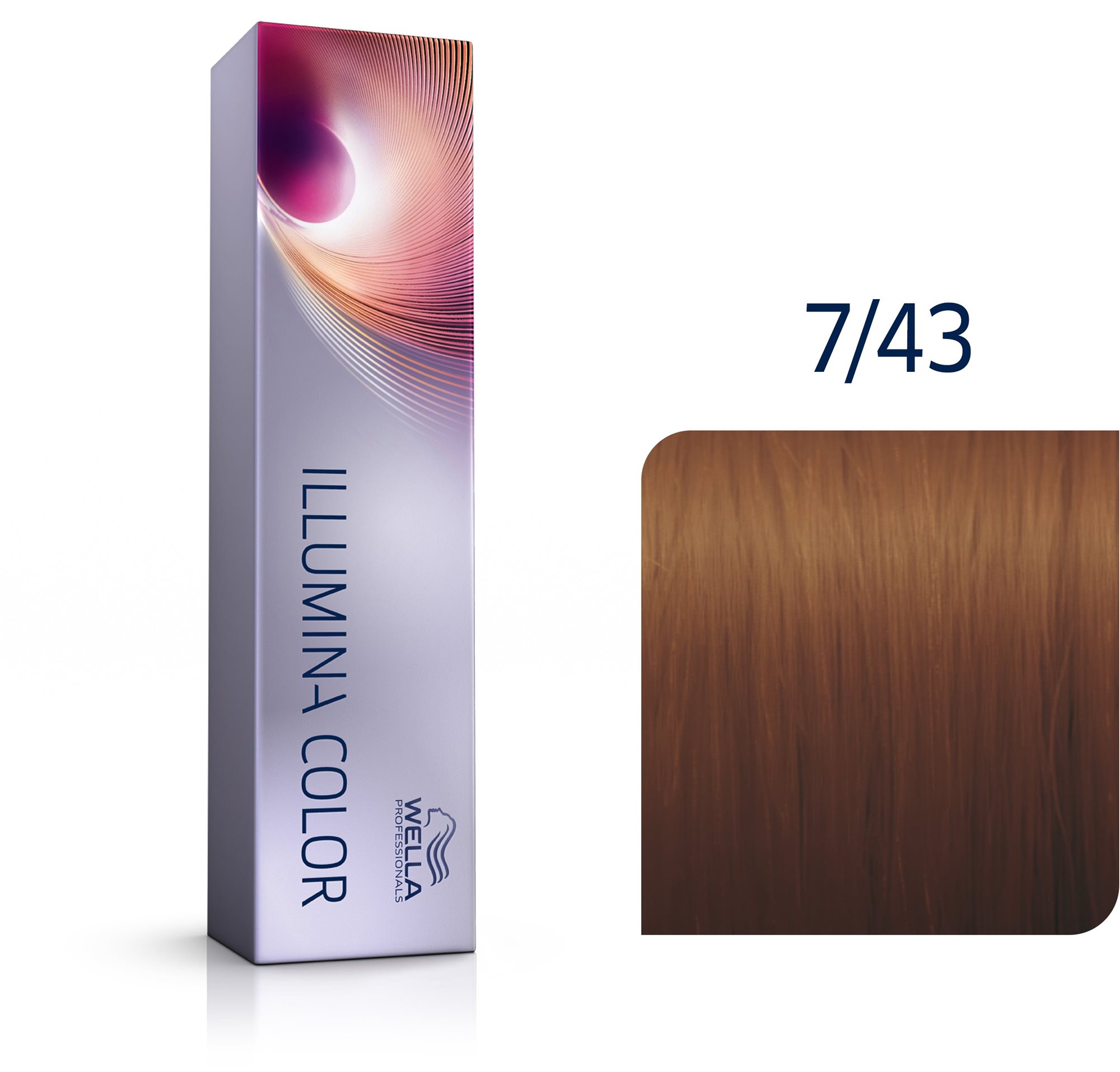 WELLA PROFESSIONALS Illumina Color Warm 7/43 60 ml Farba na vlasy