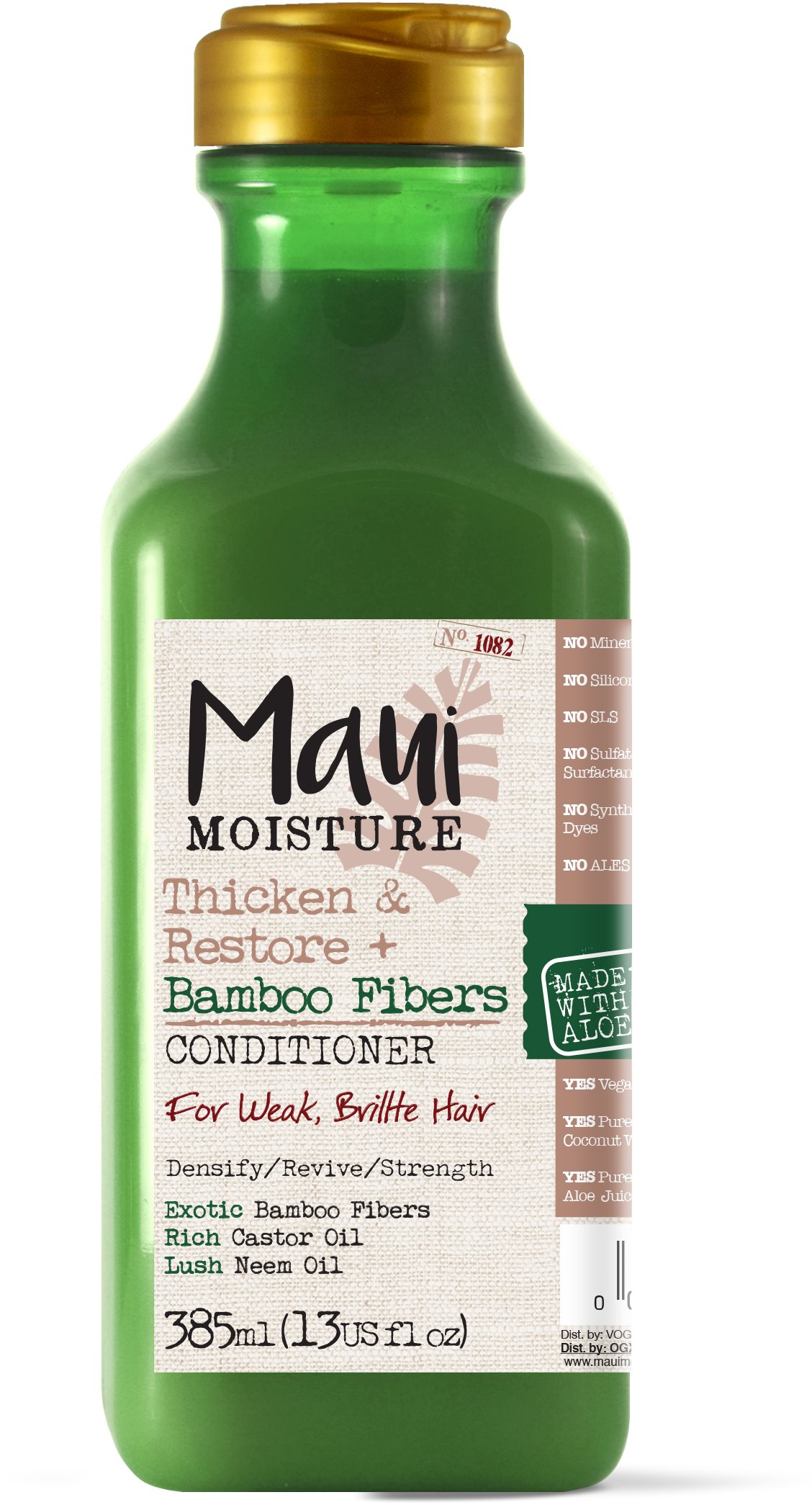 MAUI MOISTURE Bamboo Fibers Weak Hair Conditioner 385 ml Kondicionér