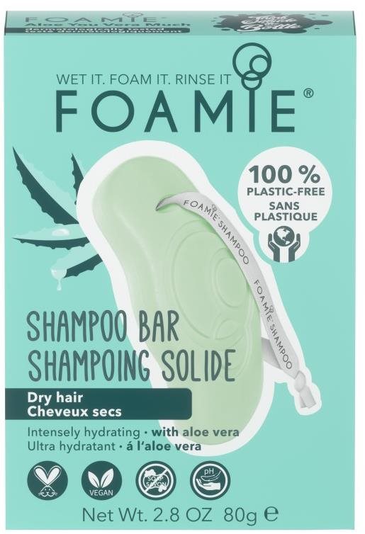 FOAMIE Shampoo Bar Aloe Vera 80 g Tuhý šampón