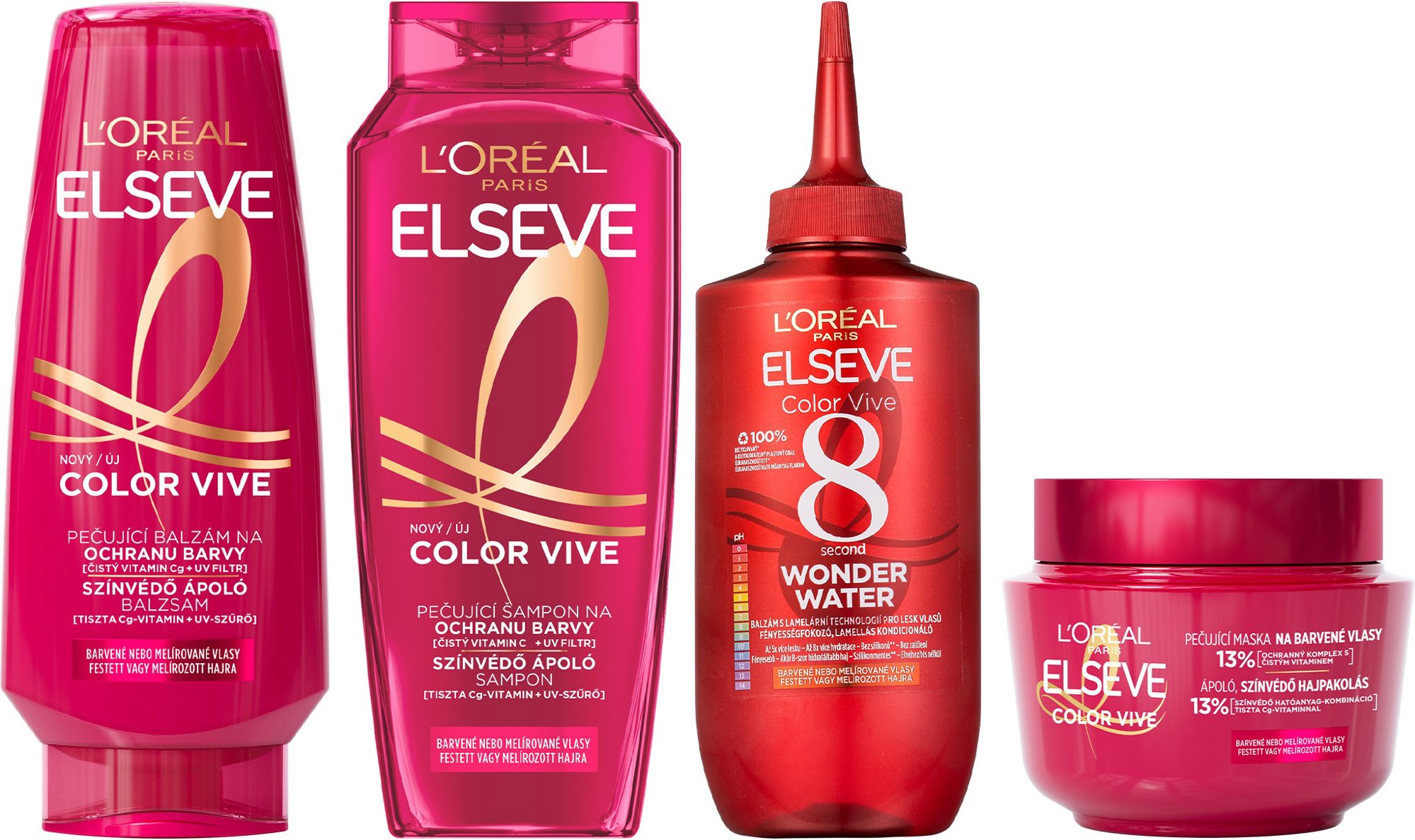 L'ORÉAL PARIS Elseve Color Vive Set 950ml Hajápoló szett