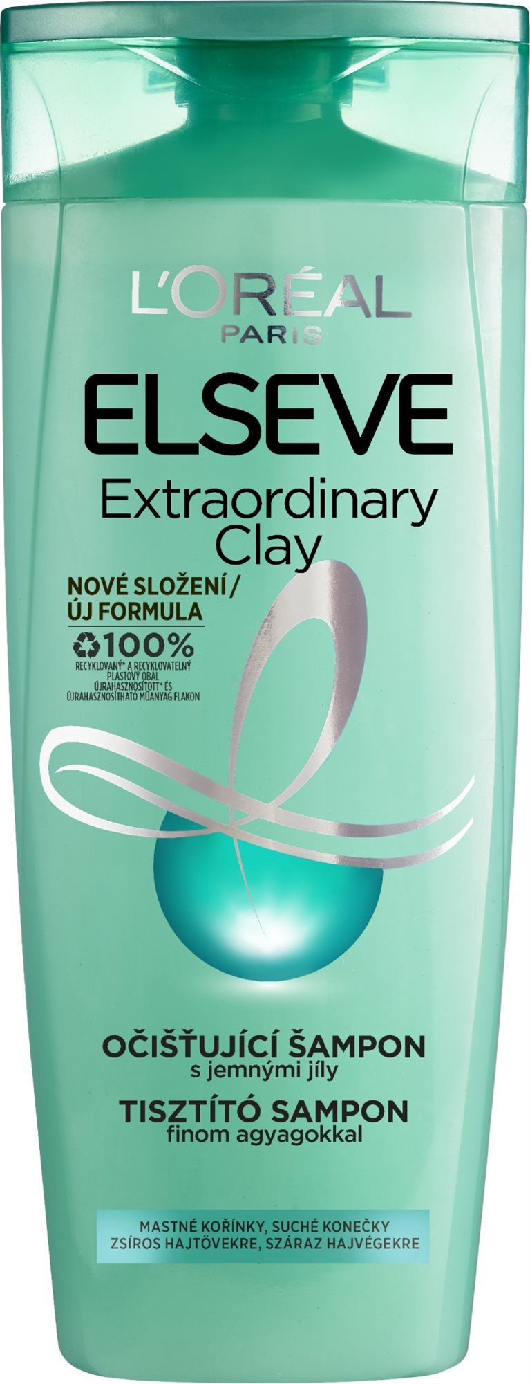 ĽORÉAL PARIS Elseve Extraordinary Clay, šampón, 250 ml Šampón