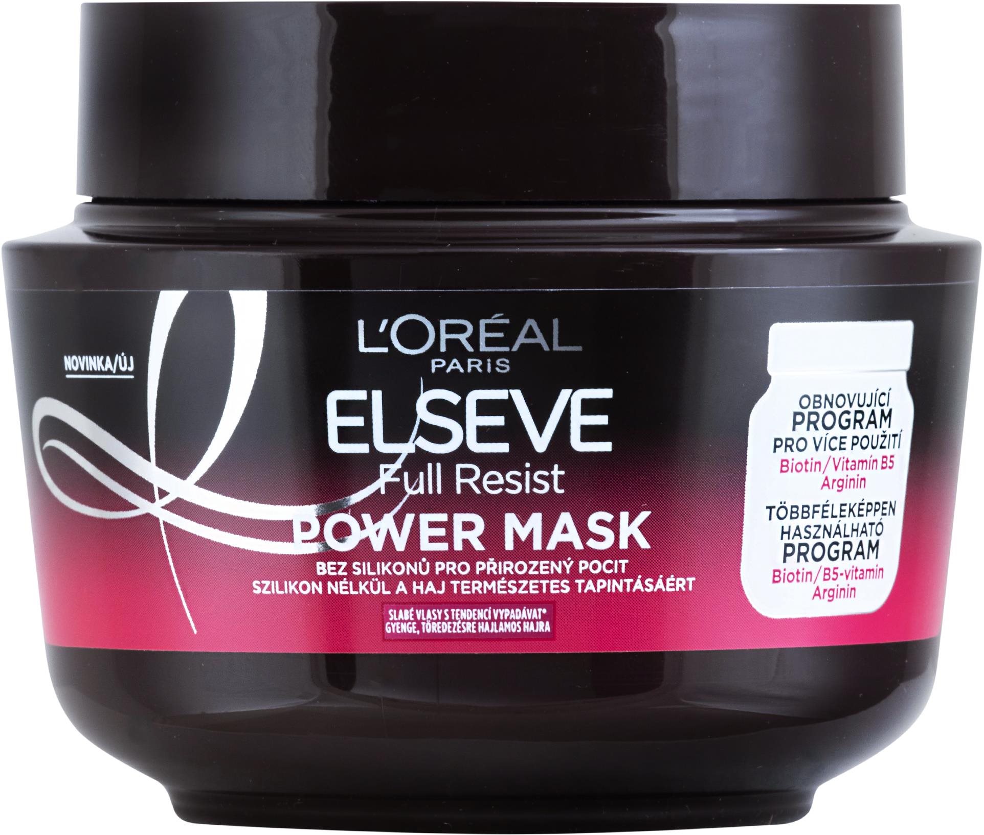ĽORÉAL PARIS Elseve Full Resist Power, maska, 300 ml Maska na vlasy