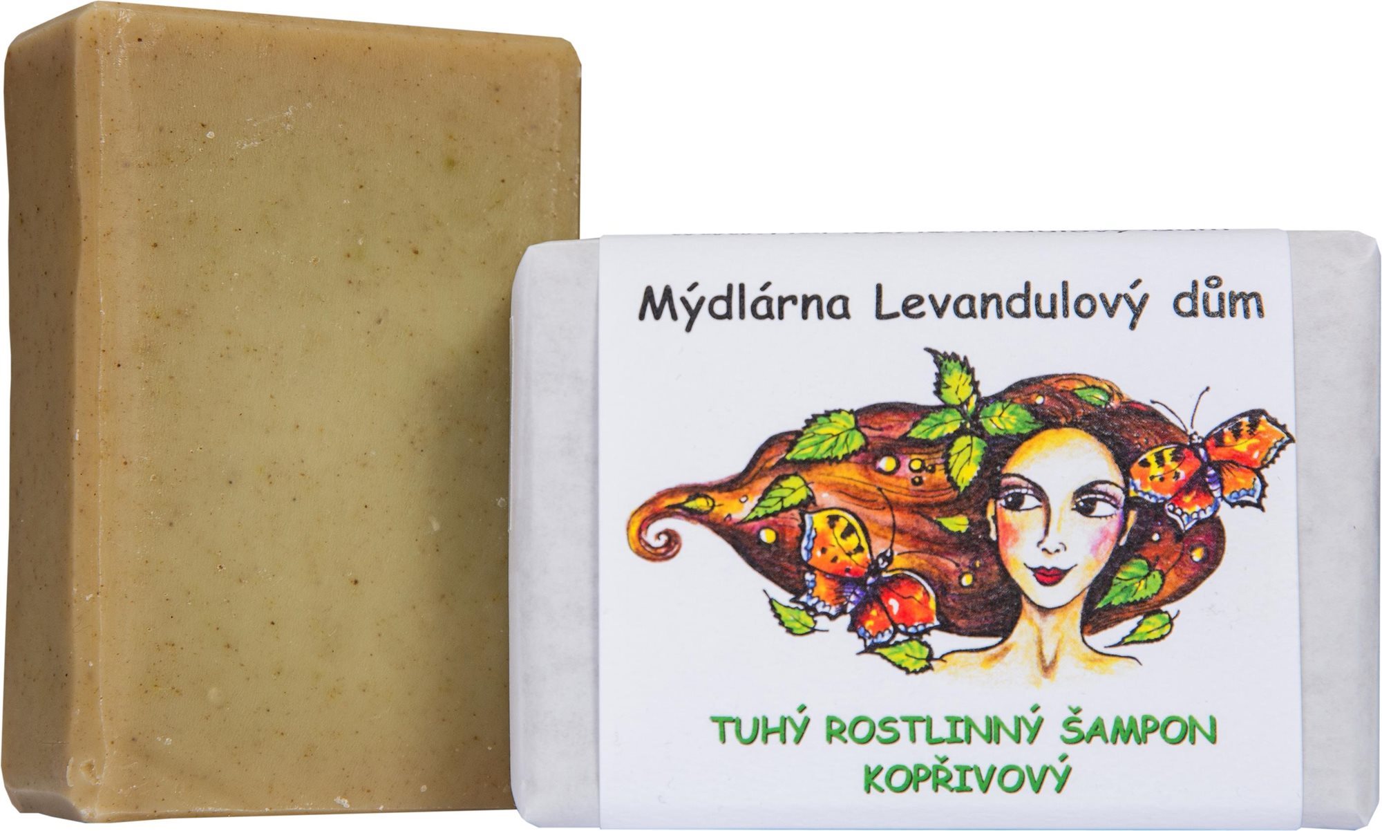 LEVANDULOVÝ DŮM Tuhý šampon Kopřivový 120 g Tuhý šampon