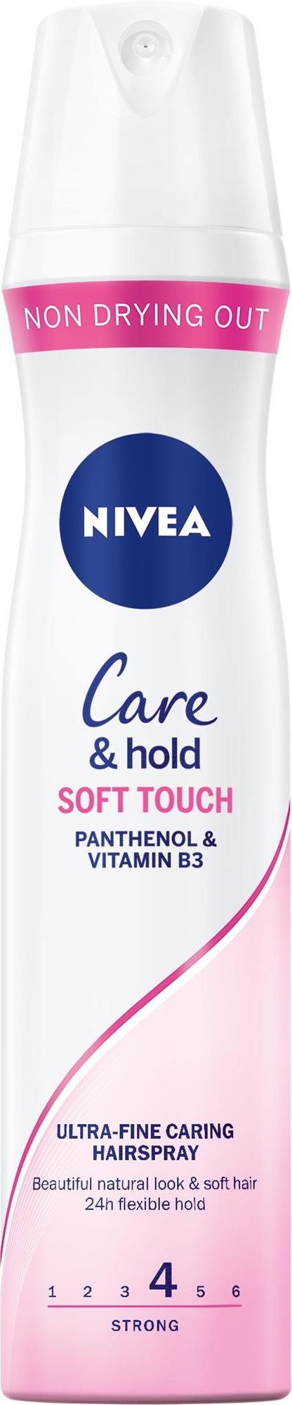 NIVEA Care & Hold Soft Touch 250 ml Lak na vlasy
