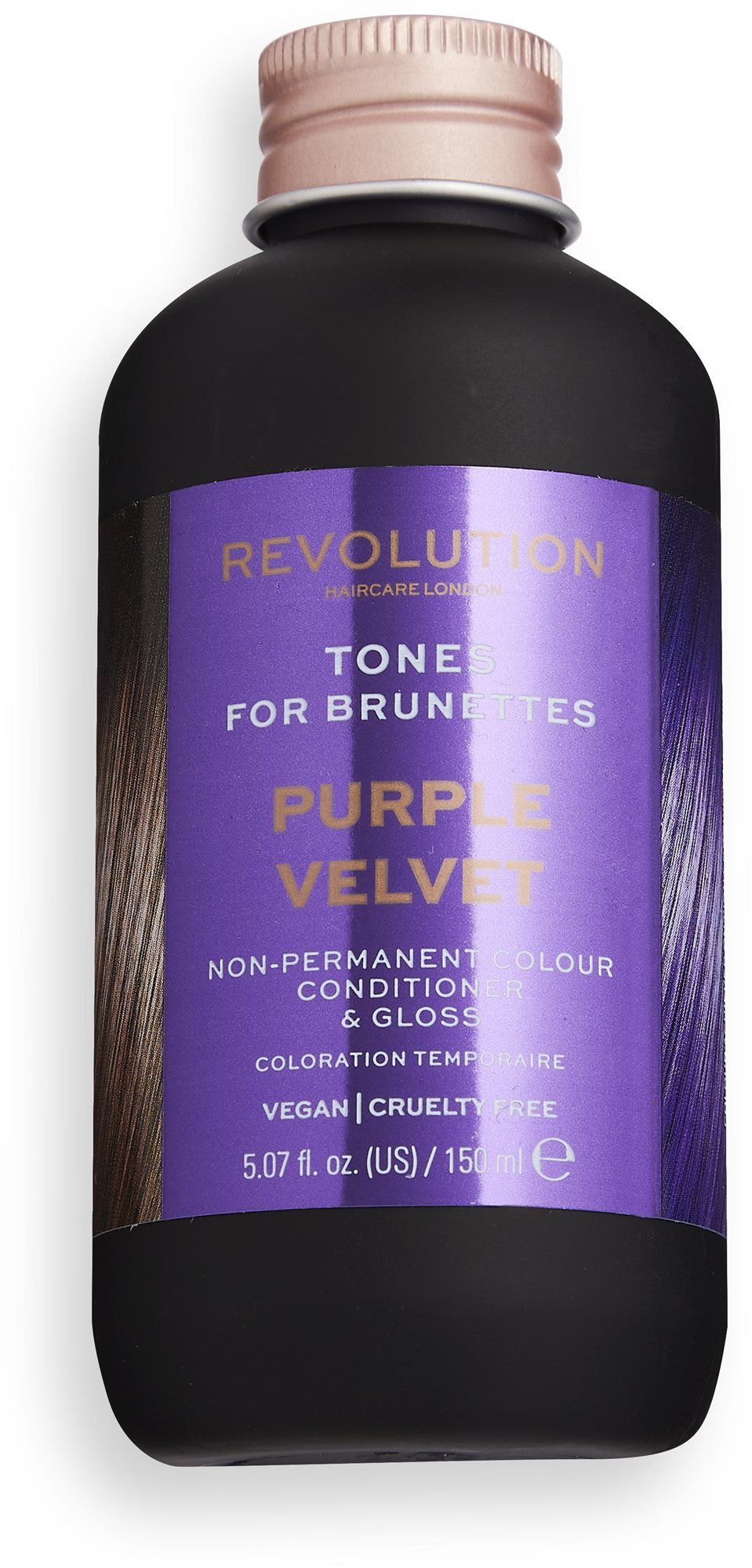 REVOLUTION HAIRCARE Tones for Brunettes Purple Velvet 150 ml Farba...